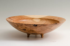 cherry burl bowl
