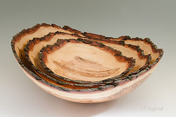Nested Natural Edge Ambrosia Bowls